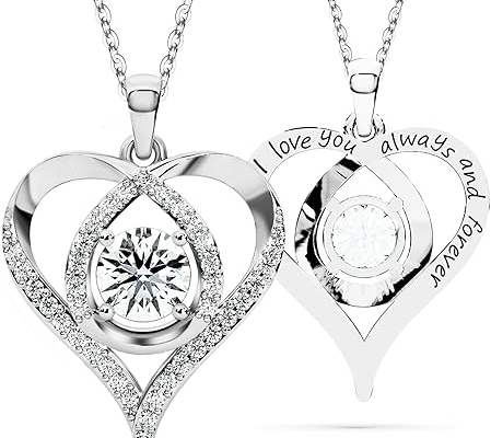 Moissanite Lab-Created Necklace