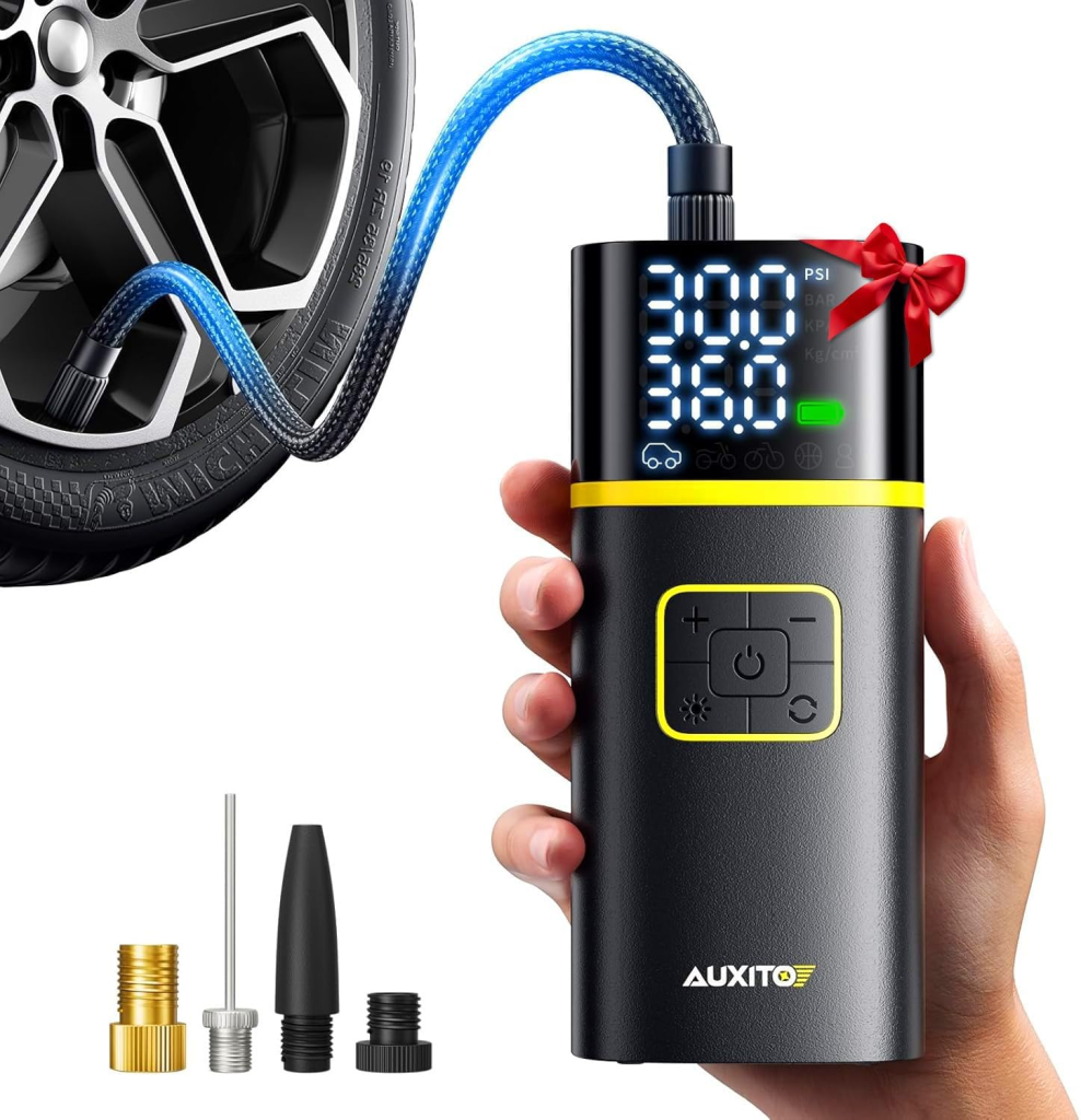 AUXITO Tire Inflator Portable Air Compressor – Smart, Fast & Reliable Inflation Anywhere