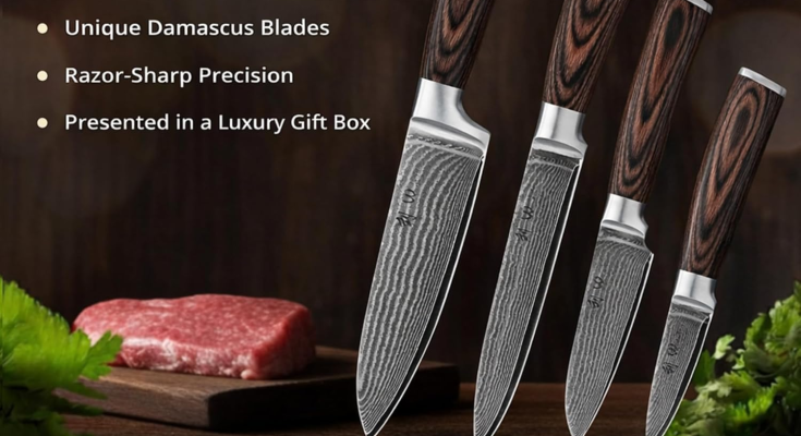 Wakoli Damascus High-Grade Kitchen Knife