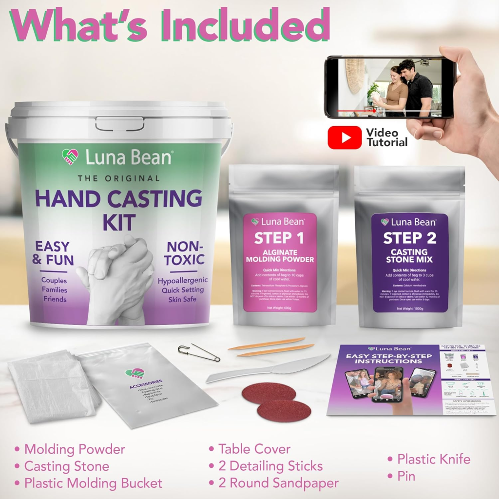 Luna Bean Keepsake Hand Casting Kit