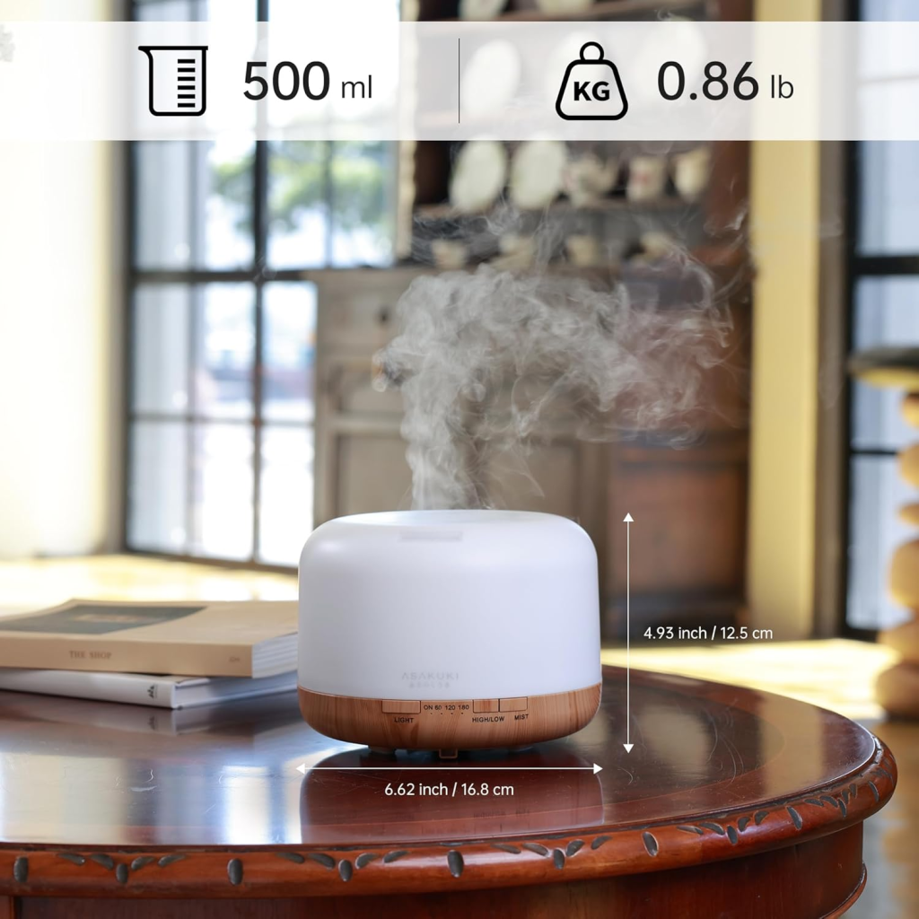 ASAKUKI Essential Oil Diffuser